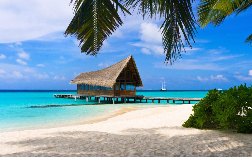 Лазурный пляж Багамские острова